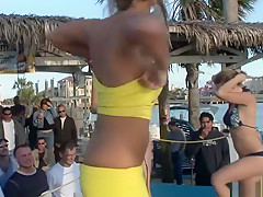 Crazy pornstar in best group sex, brunette sex scene