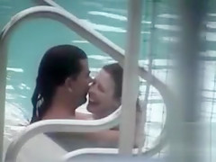 Redhead mature whooty talks naked to her man while a couple has fun