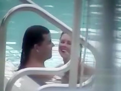 Redhead mature whooty talks naked to her man while a couple has fun