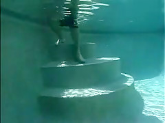 Scuba girl pool care