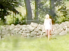 Exotic pornstar Linda Thoren in horny blowjob, outdoor porn clip