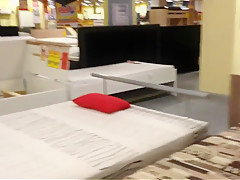 public blowjob in shopping center