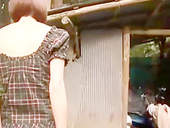 Crazy amateur Blowjob, Outdoor adult scene