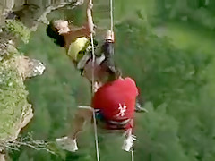 Fabulous amateur Brunette, Outdoor sex scene