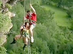 Fabulous amateur Brunette, Outdoor sex scene