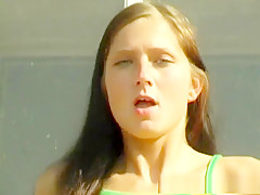 Amazing pornstar in fabulous outdoor, facial sex clip