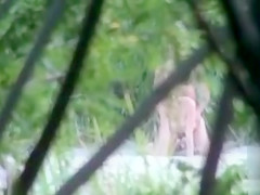 Ukrainian nudists caught fucking in the sand