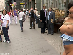 Best Of Europe: Angelica Heart Big Tits, Public Bondage, & Humiliation - PublicDisgrace