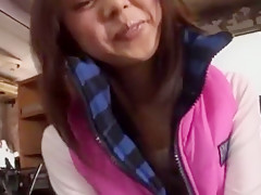 Hottest Japanese girl Junko Hayama in Fabulous Car, Outdoor JAV video