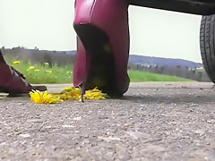 Incredible homemade High Heels, Outdoor porn scene