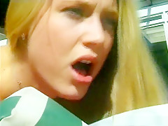 Fabulous pornstar in best blonde, outdoor adult clip