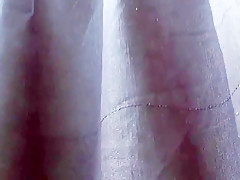 Upskirt bum in the woods part one