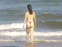 Extreme swimsuit at the beach behind mie university 3