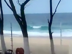 I caught two people copulating at the nearby beach