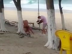 I caught two people copulating at the nearby beach