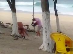 I caught two people copulating at the nearby beach