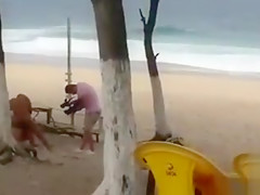 I caught two people copulating at the nearby beach