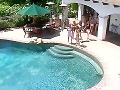 Hottest pornstar Cherry Poppins in best blonde, group sex porn movie