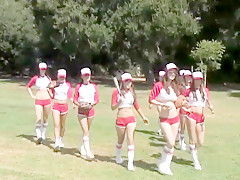 Hottest pornstar Cherry Poppins in best blonde, group sex porn movie