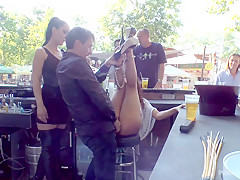 Slut With No Manners Gets The Cops Called While Sucking Dicks Outside - PublicDisgrace