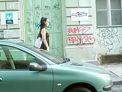 Slut With No Manners Gets The Cops Called While Sucking Dicks Outside - PublicDisgrace