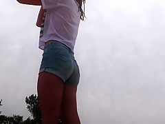 Naked ukrainian girl on a nude beach