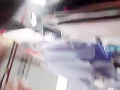 Morocha hermosa en el outlet de sarandi