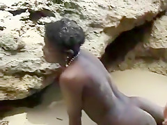 Hottest amateur Outdoor, Interracial porn clip