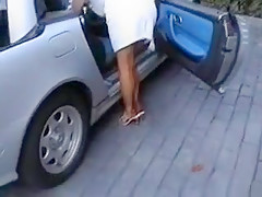 Crazy homemade Brunette, Outdoor sex movie
