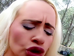 Mature blonde gets hard sex