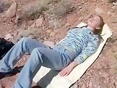 Sexy April - Fingering in the outdoors
