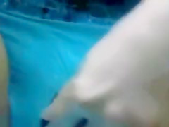 Mutual masturbation inside the pool