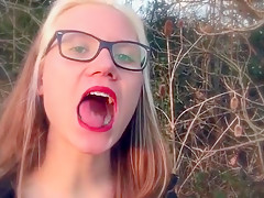 Crazy amateur Teens, Outdoor porn clip