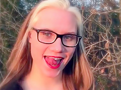 Crazy amateur Teens, Outdoor porn clip