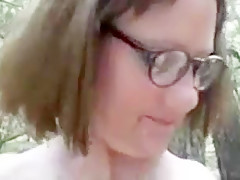 Alot of wood  in the woods four-eyes