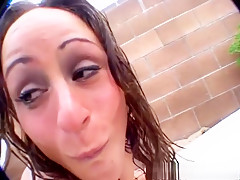 Best pornstar Autumn Bliss in fabulous fishnet, interracial sex clip