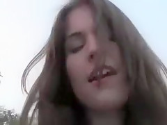 Incredible homemade Masturbation, Outdoor sex scene