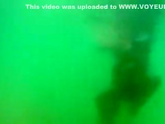 My girlfriend's pussy cheats on me underwater