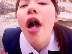 Incredible Japanese whore Yui Uehara in Crazy POV, Outdoor JAV clip