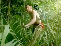 Exotic amateur Celebrities, Outdoor sex clip