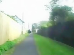 Naakt meisje in openbare plaatsen