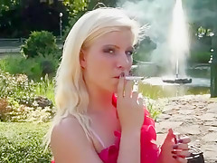 Fabulous homemade Smoking, Solo Girl adult clip