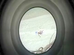 Arousing beach fuck video with a cumshot facial finish