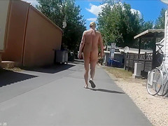 Mature nudists get to relax at a sunny resort while being filmed