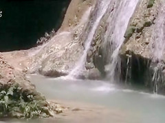 Skinny dipping girls in a sexy Hollywood movie