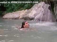 Skinny dipping girls in a sexy Hollywood movie