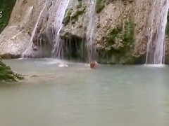 Skinny dipping girls in a sexy Hollywood movie