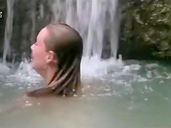 Skinny dipping girls in a sexy Hollywood movie