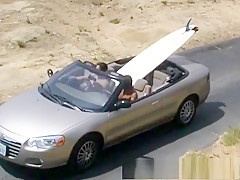 Horny pornstar Jackie Moore in fabulous outdoor, threesomes sex movie