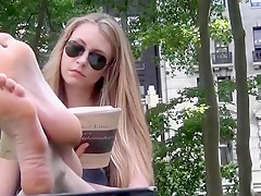 Horny amateur Solo Girl, Outdoor porn scene